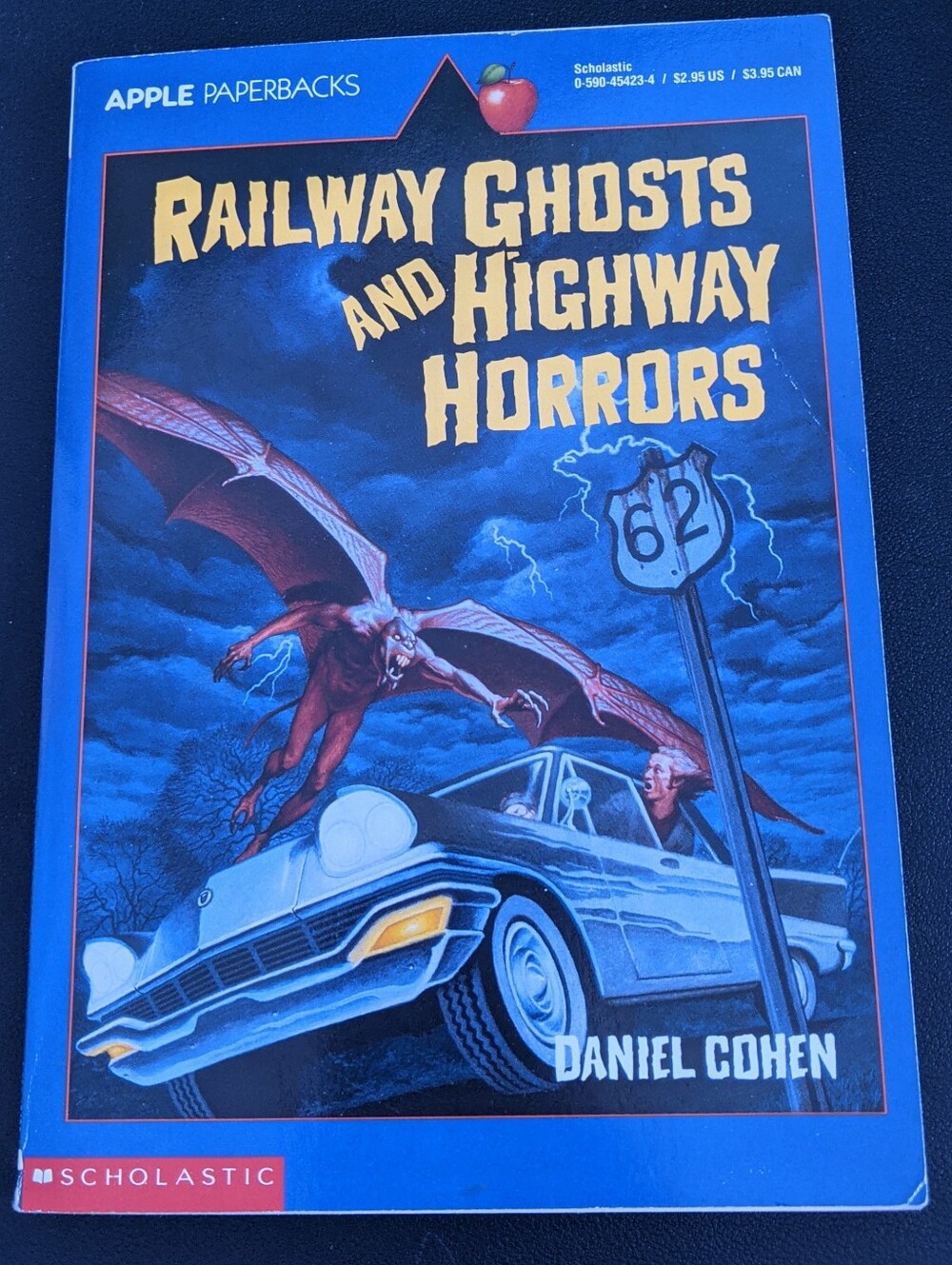 Vintage 90s Scholastic Books "Railway Ghosts and Highway Horrors"by Daniel Cohen